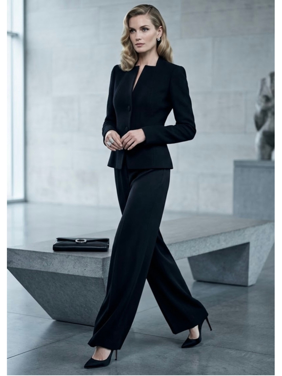 Lafayette 148 New York Jackets & Blazers - NWT Lafayette 148 New York Black Blazer 2 Jacket 100% Wool Minimalistic